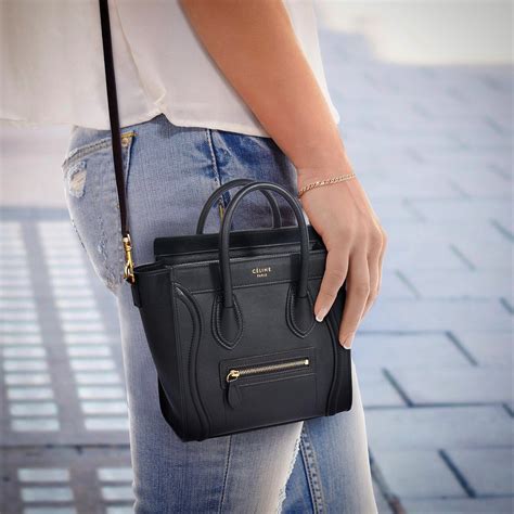 celine nano luggage dupe|celine nano luggage tote black.